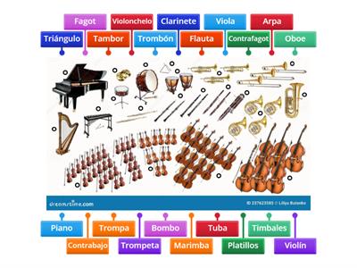 Instrumentos de la orquesta sinfónica (Javier Luque)
