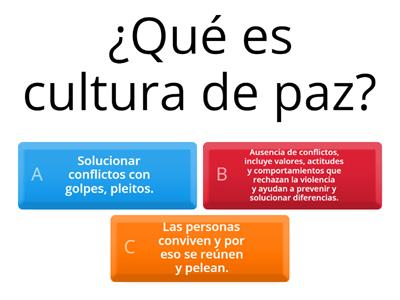 CULTURA DE PAZ 