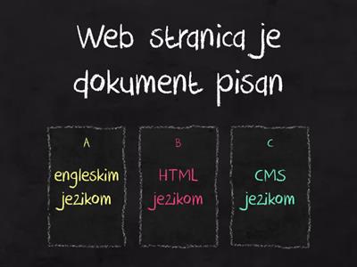 HTML jezik 