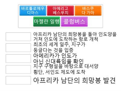 신항로 개척 인물