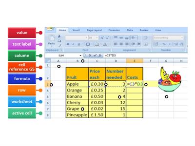 13-Labelling Excel Spreadsheet