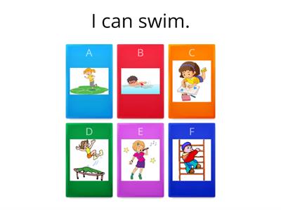 I can/I can't (1 grade)