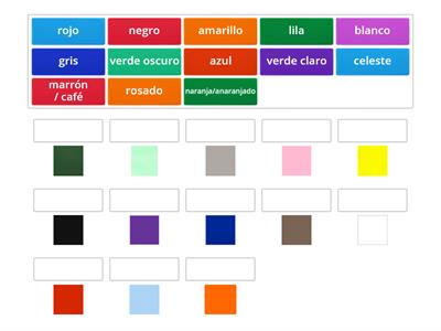 Colores en español