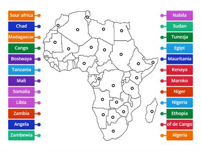 kraje afryki