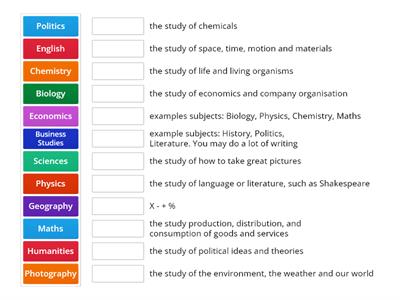 School subjects