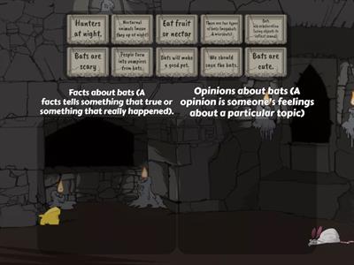 Fact & Opinion Sort about Bats 