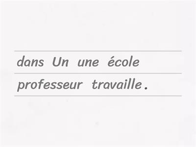 CBE BOW OTL Frans functioneren Les professions phrases sur les métiers