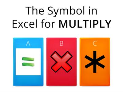 Excel Keywords & Symbols