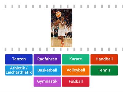Sportarten auf Deutsch 