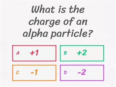 leaving cert physics radiation quiz