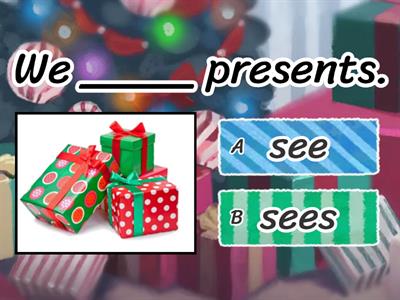 Christmas Verb Quiz