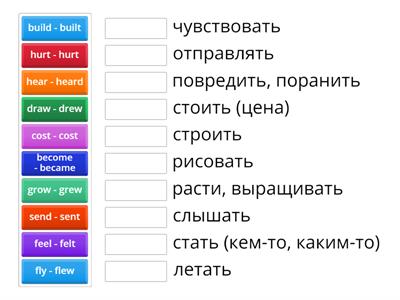 Irregular verbs (translation)