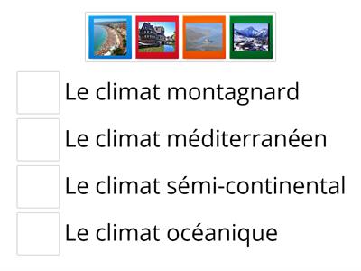 Les climats en France