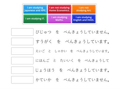 Subjects Study/Not study