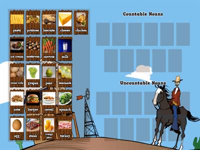 Food categories - Countable & Uncountable Nouns 