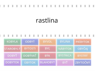 Vybrané slová po B - Poznáš ich význam?