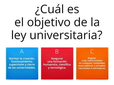 LEY UNIVERSITARIA LEY 30220