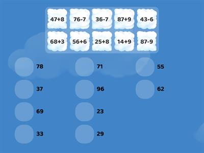 Teljes kétjegyű számokhoz egyjegyűek hozzáadása tízes átlépéssel, teljes kétjegyű számokból egyjegyűek elvétele tízes át