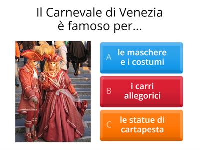QUIZ : Carnevale di Venezia