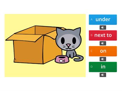 Kid's Box 1. U03 - Prepositions of place