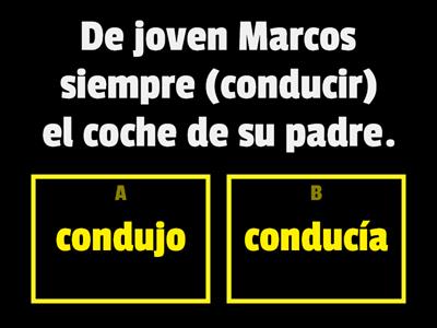 ¿Pretérito indefinido o imperfecto? (nivel A2)