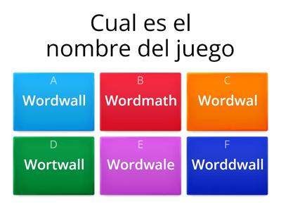 ¿Cual Es El Nombre Del Juego?