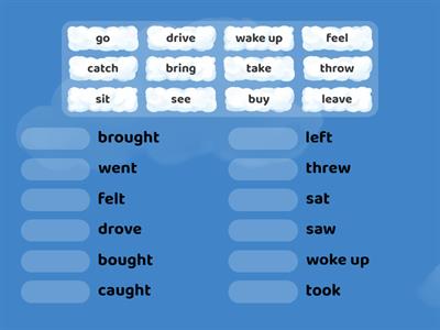  Beginner - RM A2 - irregular verbs - Match up