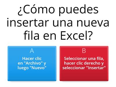 Filas, columnas y hojas en excel