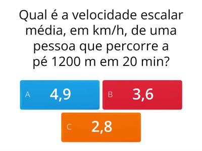 Velocidade média