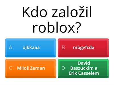 roblox kvíz česky
