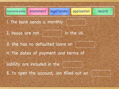 Finances - Financial documents