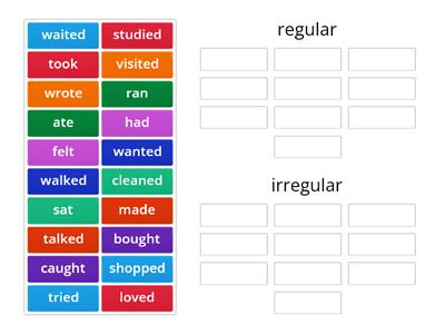 Simple Past Verbs