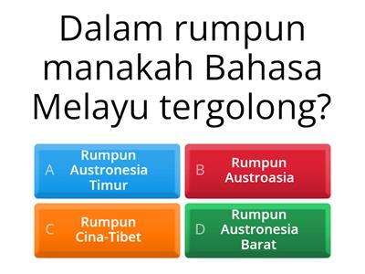 Sejarah Perkembangan Bahasa Melayu BMMB 1074