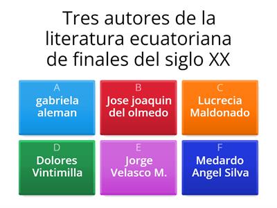 literatura ecuatoriana