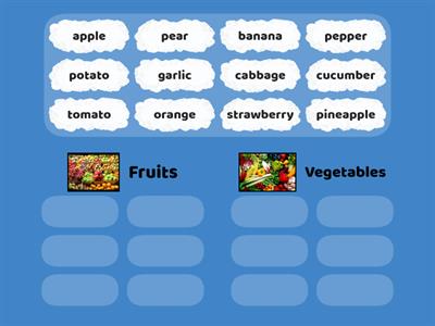 Fruit and vegetables