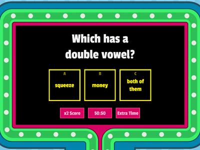 Find the double vowel - Wilson 9.2