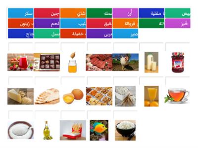 Food in Arabic الطعام بالعربية 