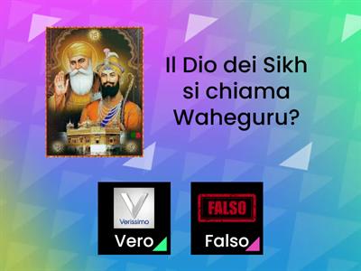 Vero o falso. Quiz sul Sikhismo