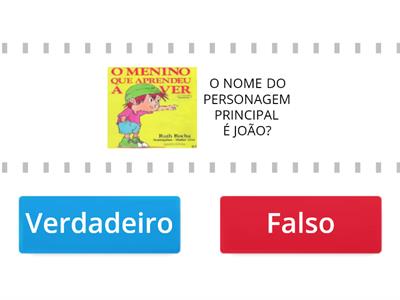 atividade o menino que aprendeu a ver