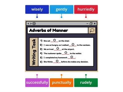 UP - Adverbs of Manner