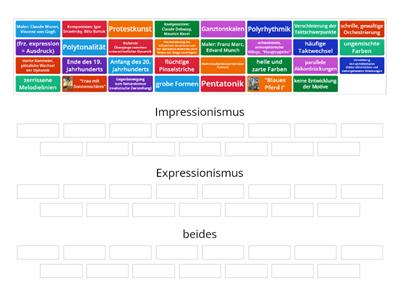 Impressionismus und Expressionismus