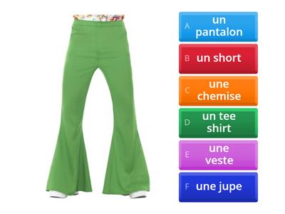 Les vêtements et les couleurs