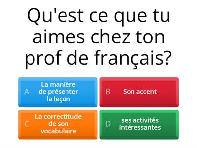 Journée internationale du prof de français