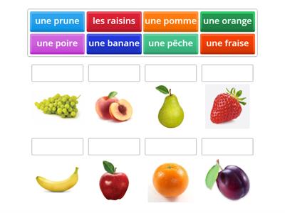 Y5 French Fruit