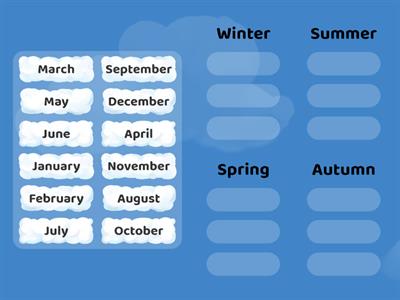 4_ Seasons and months