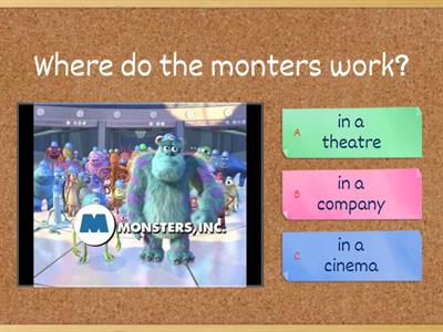 Monsters quiz