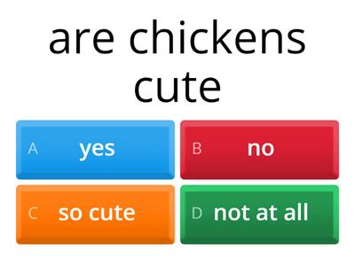 Are chickens cute