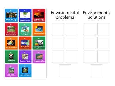 Environmental problems / solutions