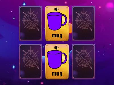 recognizing 3 letters sound: mug, net, and zip