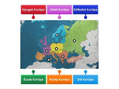 Európa részei (közép érettségi követelmény)